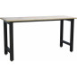Etabli professionnel 2M - Plateau bois - Pieds réglables