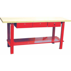 Werkbank met 3 lades 2000x640mm 350kg