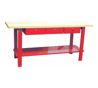 Werkbank met 3 lades 2000x640mm 350kg