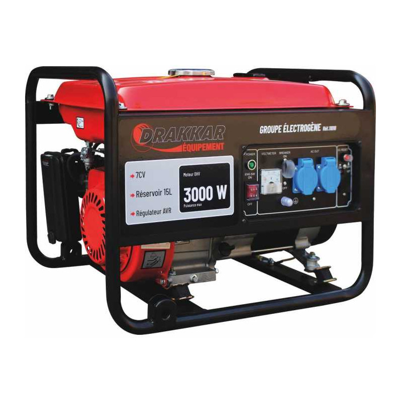 3000W 7HP Benzin-Stromaggregat mit manuellem Launcher