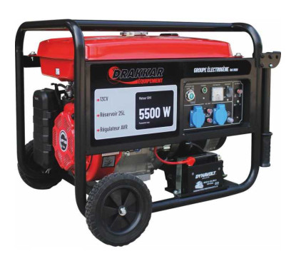 5500W 13PK benzine generator met elektrische launcher
