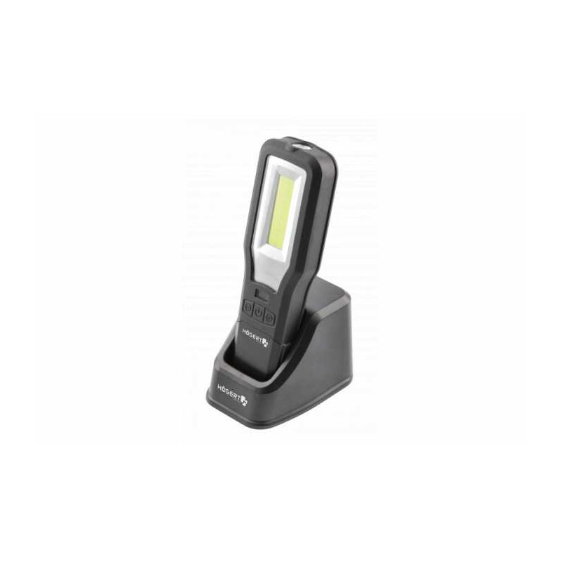Lampada da officina a LED a batteria 550+250 lm: illuminazione potente e pratica con base USB ricaricabile