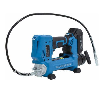 Pompa per grasso 20V 690 bar - 1 batteria agli ioni di litio 2Ah - 1 caricabatterie...