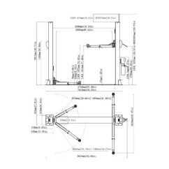 Sollevatore a 2 colonne 4.0t - Sblocco manuale