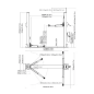 Sollevatore a 2 colonne 4.0t - Sblocco manuale