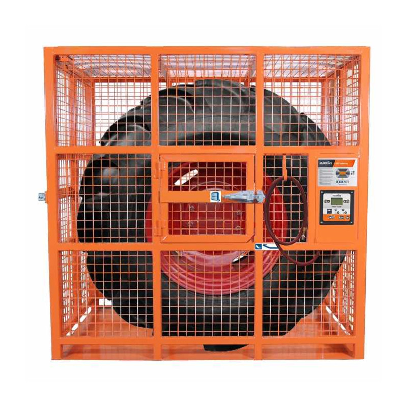 Cage de sécurité 208cm gonflage intégrale pneus PL et agricole