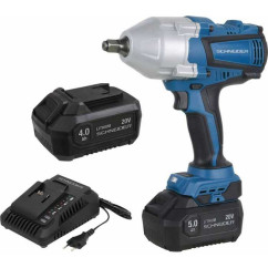 Avvitatore ad impulsi 1/2'' 20V 1000/1500Nm brushless - 2 batterie agli ioni di litio da 5A...