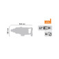 Slagmoersleutel 1-1/2" recht 5500 Nm Slagmoersleutel 1-1/2" recht 5500 Nm
