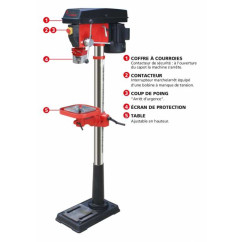 16-Gang-Bohrmaschine 1m58 1CV 230V