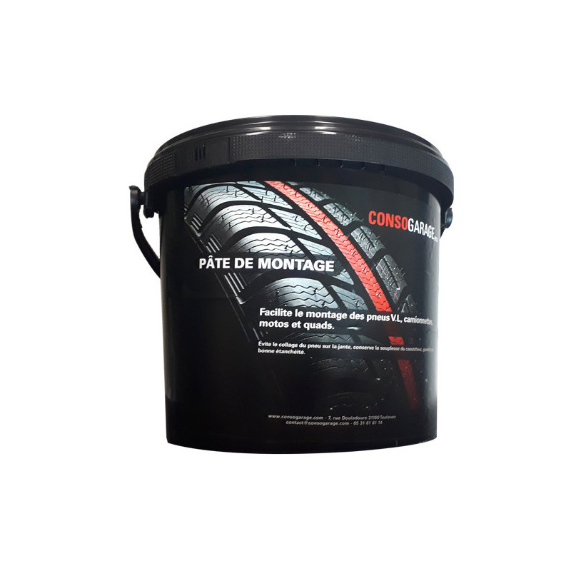Zwarte montagepasta 5kg Zwarte montagepasta 5kg