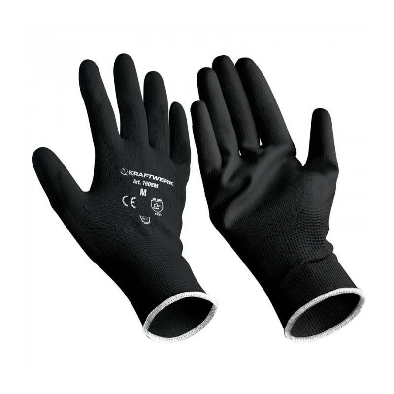 Polyurethane work gloves X12 Polyurethane work gloves X12
