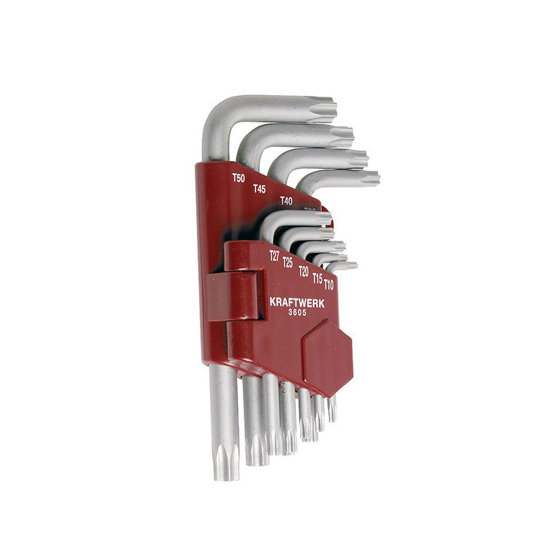 Satz mit 9 Torx-Schlüsseln
