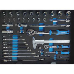 Malette à outils de dépannage 133 PCS - 1/2" et 1/4"
