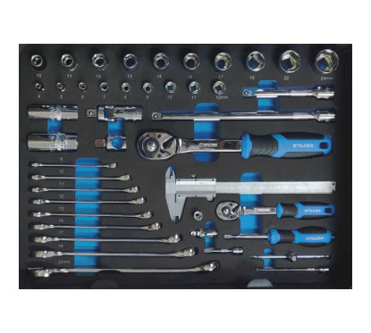 133 PCS Troubleshooting Tool Case - 1/2" & 1/4"