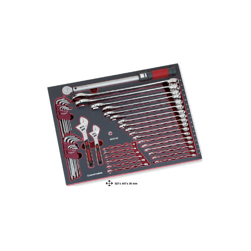 Zestaw 45 kluczy z kluczem dynamometrycznym