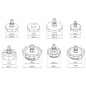 Set of 12 brake bleeder plugs Set of 12 brake bleeder plugs