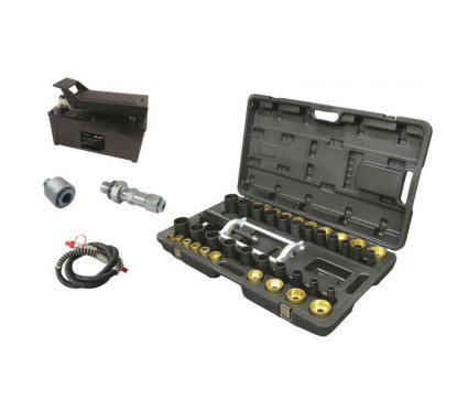 18T hydraulische persset silent-block afzuiging, kogelgewrichten.