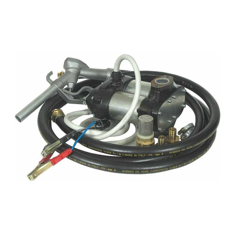Dieselpomp 12/24V 85 l/min met zuig- en persslang