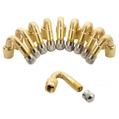 Stijve 45° schuine metalen verlenging (zak van 10)
