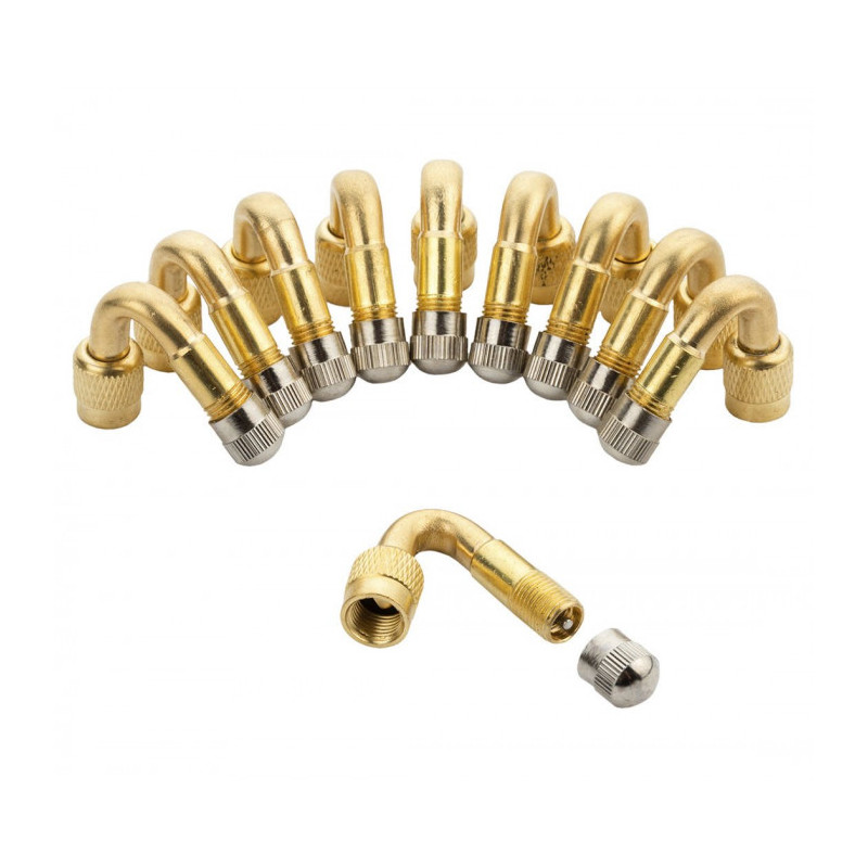 Stijve 45° schuine metalen verlenging (zak van 10)