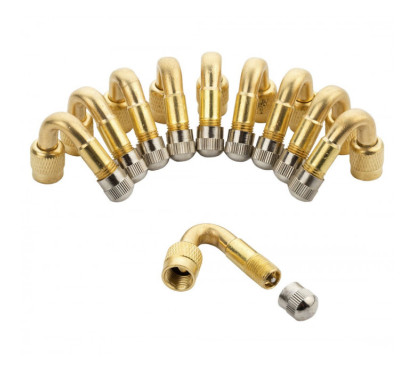 Stijve 45° schuine metalen verlenging (zak van 10)
