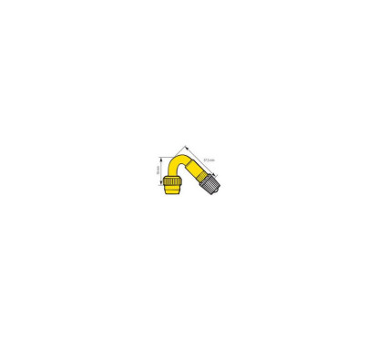 Rigid 45° angled metal extension (bag of 10)