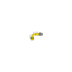 Rigid 90° angled extension type Michelin 1197 (bag of 10)